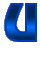 GIF animado (28283) Letra u azul