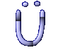 GIF animado (27860) Letra u dieresis