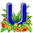 GIF animado (27061) Letra u flores