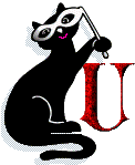 GIF animado (29895) Letra u gatita