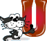 GIF animado (29808) Letra u gato