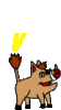GIF animado (29695) Letra v animal