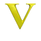 GIF animado (25466) Letra v d amarilla