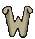GIF animado (29670) Letra w animal