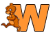 GIF animado (28791) Letra w ardillas
