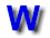GIF animado (27936) Letra w azul
