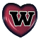 GIF animado (26635) Letra w corazon animado