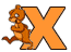 GIF animado (28792) Letra x ardillas