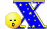GIF animado (28066) Letra x azul