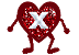 GIF animado (26734) Letra x corazon brazos