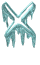 GIF animado (25288) Letra x hielo