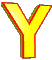 GIF animado (25738) Letra y amarilla roja