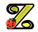 GIF animado (25632) Letra z amarilla con mariquita