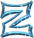GIF animado (27805) Letra z azul