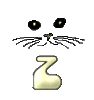 GIF animado (29847) Letra z bigotes gato