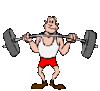 GIF animado (16171) Levantador pesas