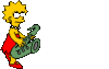 GIF animado (19266) Lisa simpson