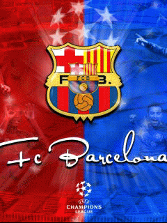 GIF animado (15880) Logo de fc barcelona brillando