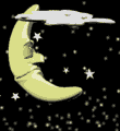 GIF animado (21174) Luna cuarto menguante