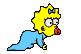 GIF animado (19279) Maggie simpson