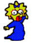 GIF animado (19285) Maggie simpson