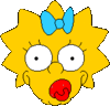 GIF animado (19287) Maggie simpson