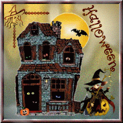 GIF animado (23058) Mansion encantada halloween