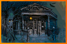 GIF animado (23062) Mansion encantada halloween