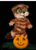 GIF animado (22670) Mapache halloween