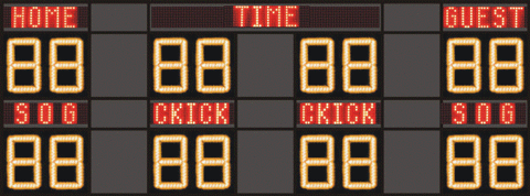 Imagen GIF de Marcador deportivo animado