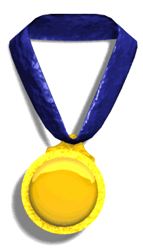 GIF animado (16231) Medalla dorada