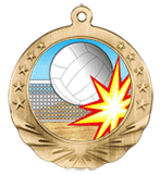 GIF animado (16245) Medalla voleibol
