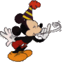 GIF animado (22304) Mickey celebrando