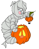 GIF animado (23665) Momia halloween
