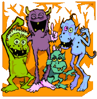 GIF animado (23669) Monstruo halloween