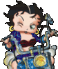 GIF animado (17327) Moto betty boop