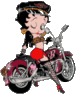 GIF animado (17328) Motocicleta betty boop