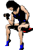 GIF animado (15804) Mujer biceps