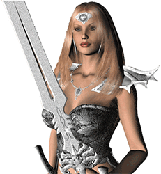 GIF animado (21948) Mujer espada