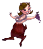 GIF animado (22140) Mujer fauno