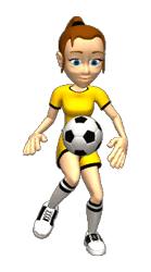 GIF animado (16063) Mujer futbolista