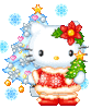 GIF animado (18359) Navidad hello kitty