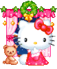 GIF animado (18364) Navidad hello kitty