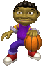 GIF animado (15291) Nino jugando baloncesto
