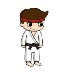 GIF animado (15138) Nino karateca