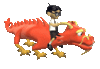 GIF animado (21814) Nino montando dragon chino