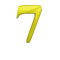 GIF animado (25478) Numero 7 3d amarillo