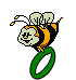 GIF animado (28668) Numero abeja