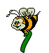 GIF animado (28669) Numero abeja