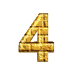 GIF animado (25906) Numero amarillo ladrillo